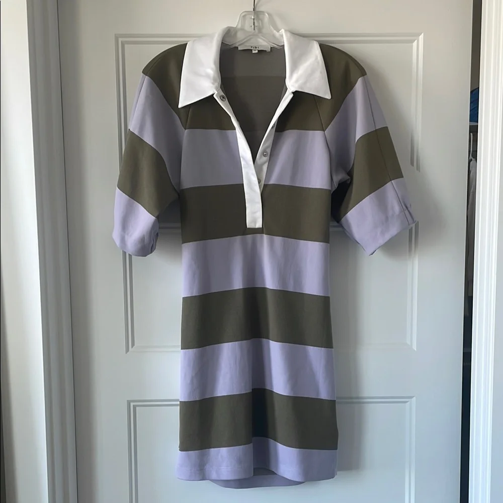 Tibi Rugby Mini Dress - Picture 2 of 4